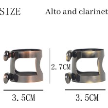 Gui Xulian Müzik Aleti Aksesuarları Altos Tiz Saksafon Flüt Klipsi Pirinç Klarnet Flüt Klipsi, Mediant A (Yurt Dışından)