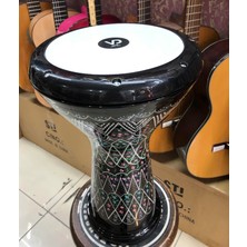Vatan Mineli Işlemeli Alüminyum Döküm Darbuka KOD3038