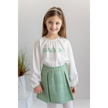 Zeyland Kız Çocuk Nakış Detaylı Bluz