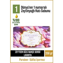 Olivos Doğal Gizli Bahçe Seri Lavanta Ve Zeytinyağlı Katı Sabun Lavantalı Zeytinyağı El Sabunu 250 gr