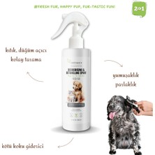 Greenwich Tüy Dolaşıklık Kıtık Açıcı Koku Giderici Kolay Tarama Spreyi Vegan Kedi Köpek Uzun Kısa Parlak Tüyler 400 ml