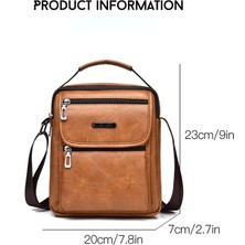 Yuekeda Yuekeda-Retro Erkekler Küçük Satchel Çanta (Yurt Dışından)