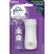Glade Banyo Koku Makinesi Beyaz + Yedek Oda Kokusu 10 ml - Lavanta Ferahlığı