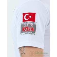 Cici Forma 112 Acil Kısa Kol Beyaz Penye