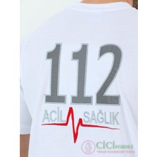 Cici Forma 112 Acil Kısa Kol Beyaz Penye