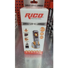 ALWAYSSPEED Rico 600 Lümen Standlı Şarjlı Mıknatıslı Tamirci Kampçı El Feneri Kesme Taşı Hediye