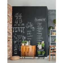 Glance Rich Chalkboard Kara Tahta Boyası 500 cc Siyah Rulo Zımpara Fırça Set