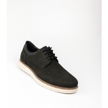 Nobel 4001 Siyah Nubuk Deri Erkek Günlük Ayakkabı