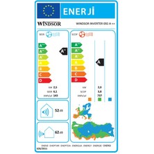 Windsor 092 A++ 9000 BTU Salon Tipi Klima