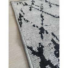 Saten Halı Iskandinav Desenli Şönil Kilim Kaydırmaz Dokuma Pamuk Taban Salon Oturma Odası Mutfak