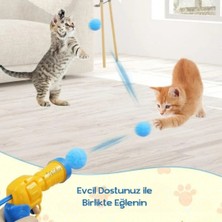 Felidae Peluş Top Fırlatıcı - Interaktif Kedi Oyuncağı