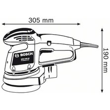 Bosch Gex 125 Ac Eksantrik Zımpara