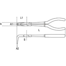 Beta 1009L/C Extra Uzun Eğri Kargaburun 253MM