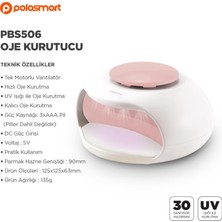 Polosmart PBS506 Oje Kurutucu Pembe