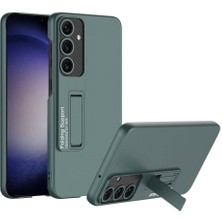 ZORE Galaxy Uyumlu S24 Plus Kılıf Standlı Ays Kapak - Yeşil