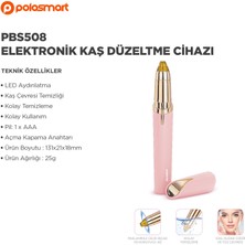 Polosmart PBS508 Elektronik Kaş Düzeltme Cihazı Pembe