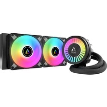 Arctic Liquid Freezer Iıı - 240 A-Rgb Intel / Amd Uyumlu, 240MM Radyatörlü, 2X12CM P12 Pwm Fanlı, Sıvı Işlemci Soğutucu Siyah (AR-ACFRE00142A)