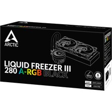 Arctic Liquid Freezer Iıı - 280 A-Rgb Intel / Amd Uyumlu, 280MM Radyatörlü, 2X14CM P14 Pwm Fanlı, Sıvı Işlemci Soğutucu Siyah (AR-ACFRE00143A)