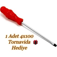 Eco Shop 160 mm Polimer Dolap Kulpu 50 Adet Vidalı - 4X100 Tornavida Hediyeli