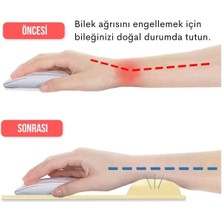 Ankanorm Mouse Pad Jel Dolgulu Bilek Destekli Mousepad Fare Altlığı Çeşitli Renk Seçenekleri