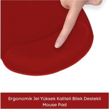 Ankanorm Mouse Pad Jel Dolgulu Bilek Destekli Mousepad Fare Altlığı Çeşitli Renk Seçenekleri