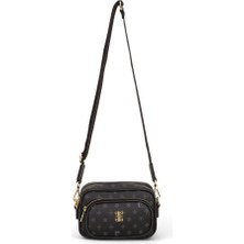 Pierre Cardin Monogram Siyah Kadın Çapraz Askılı Çanta 05PC24Y531-MN