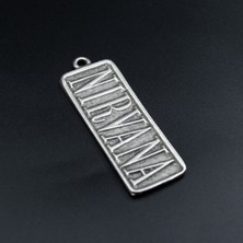 Nirvana Kolye Ucu - Antik Gümüş Kaplama - Kod:304