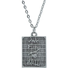 Bu Farklı Pink Floyd The Wall  Zincir Kolye - Gümüş Kaplama - Erkek Kadın Kolye - KOD:1063