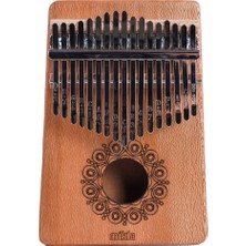 Mikla E-2 17 Tuş Masif Çınar Kalimba