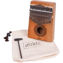 Mikla E-2 17 Tuş Masif Çınar Kalimba