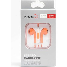 HTstore Zore Ep5 Basıc Serisi 3.5mm Kulaklık-Turuncu