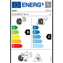 Sava 215/60R17 96H All Weather Oto Dört Mevsim Lastiği (Üretim: 2024)