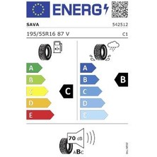 Sava 195/55R16 87V Intensa Hp2 Oto Yaz Lastiği (Üretim: 2024)