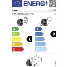 Sava 255/35R19 96Y Intensa Uhp 2 Xl Fp Oto Yaz Lastiği (Üretim: 2023)