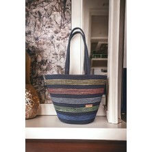 Home Decors By Özlem Hasır Çanta Omuz Çantası Plaj Çantası El Emeği Handmade Tasarım Tarz Yaz MODA-30CMX40-42CM
