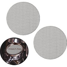 51MM Espresso Puck Eleği, Yeniden Kullanılabilir 1.7mm Kalınlık 150ΜM Paslanmaz Çelik Espresso Puck Eleği (2 Paket) (Yurt Dışından)