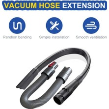 Dyson V7 V8 V10 V11 V15 Için Hortum Aksesuarları, Köşeleri ve Alanı Temizlemek Için Esnek Aralık Başlığı Adaptör Hortum Kiti (Yurt Dışından)