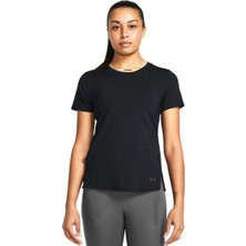 Under Armour Launch Elite Kadın Siyah Koşu T-Shirt 1383364-001