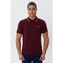 Tony Montana Regular Fit Polo Yaka Nakış Detaylı T-Shirt-PL2472TY241