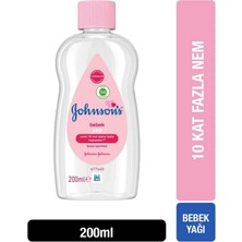 Johnson's Bebek Yağı Hipoalerjenik Özellikli 200 ml Nemlendirici Yağ Hassas Ciltler İçin