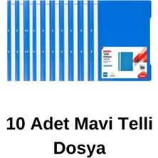 Fiyper Mavi Telli Dosya ve Poşet Dosya