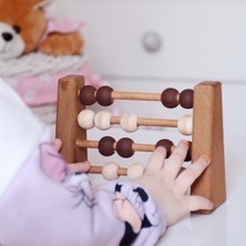 Alg Wood Doğal Sağlıklı Ahşap Abaküs Oyuncak, Montessori Toys, Çocuk ve Odası Ahşap DEKOR-5017