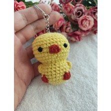 Trendo Gurumi Amigurumi Mini Civciv Anahtarlık Oyuncak (6 Cm-1 Adet)