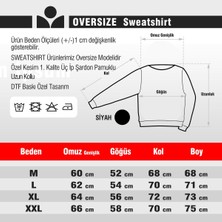 Crea Eymer Wear Fetih 1453 Illüstratif Baskılı Oversize 3 Iplik Hoodie Sweatshirt Gri