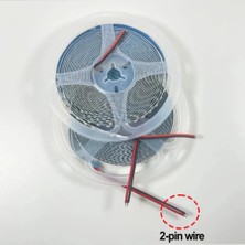 Amber LED 5 Metre Amber Renk 12V 2835 Yüksek Lümen Şerit LED Metrede 120 Ledli