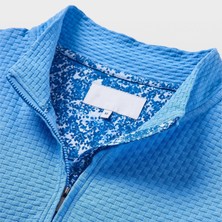 hermit Fermuarlı Yaka Erkek Uzun Kollu Polo T-Shirt