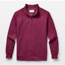 hermit Fermuarlı Yaka Erkek Uzun Kollu Polo T-Shirt