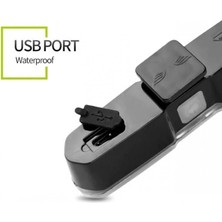 Forte Gt Xbyc 6017-3 USB Şarjlı LED Kırmızı Mavi Beyaz Arka Işık