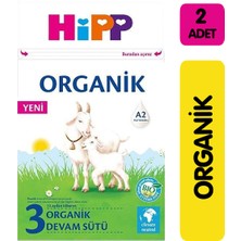 Hipp 3 Organik Keçi Sütü Bazlı Devam Sütü 400 gr 2'li Paket