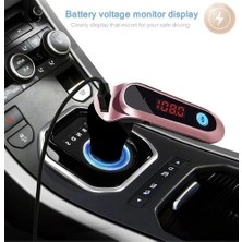 Lisinya Cars7 Bluetooth Hafıza Kart Girişli 4.0 Araç Kiti Çakmaklık Mp3 Fm Transmitter ( Lisinya )